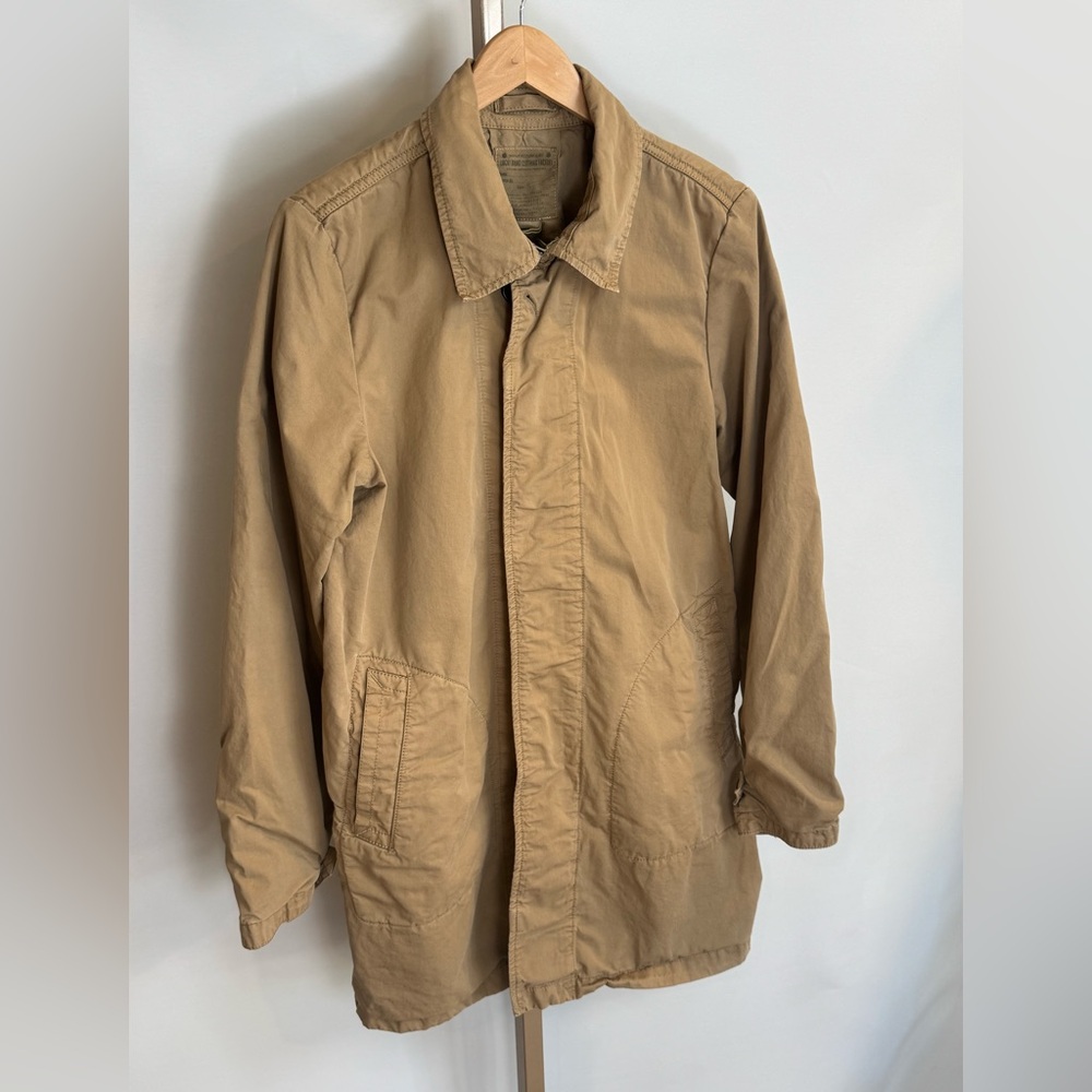 Lucky‎ Brand Women’s Sz Small Khaki Canvas Field Jacket Cotton